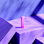 Image may contain: abstract, screenshot and purple