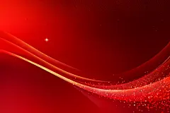 红色励志科技企业抽象线条背景图