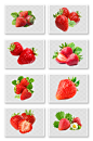 鲜红草莓水果免抠元素