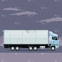 彩色图片,地形,山,卡车,货物集装箱,柴油机,海上运输,汽车,图像