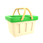 Shopping Basket  3D Icon