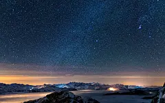 星空夜空星轨壁纸海报高清JPG图片 背景 (256)