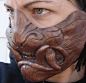 Cold cast copper demon mask by ~missmonster on deviantART@北坤人素材