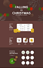 盖章打卡 节日活动 冬季促销 圣诞促销页面设计PSD tiw466f0507