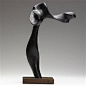 Mario Dal Fabbro, Carved and ebonized wood sculpture