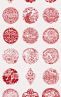 中国风传统古风吉祥民族图腾图案纹样印花EPS矢量包装设计素材