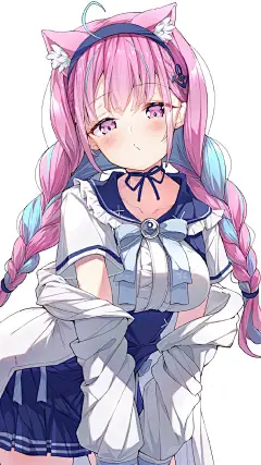 二次元卡通美女高清手机壁纸
