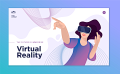 青璃™采集到VR插画UI插画AI矢量