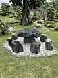 天然石材园林家具