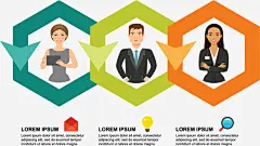 多边形彩色边框图表ai免抠素材_新图网 https://ixintu.com 矢量png 信息图表 彩色边框 多边形 分类标签 商务风