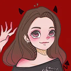 原创马克笔米粒家的小画手绘头像定制Q版情侣头像卡通人物微信婚-淘宝网
