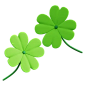 Clover Leaves 3D Icon