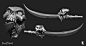 Skull adapted from an existing asset. Blade/handle repurposed from existing assets