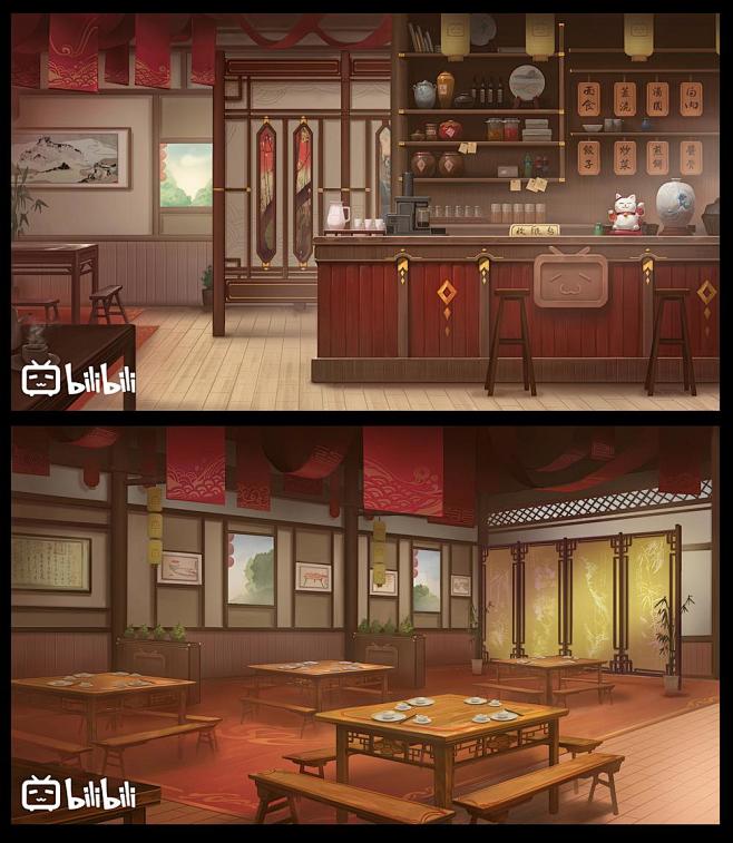 二次元手游场景 - 米画师