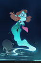 Moaning Myrtle, Laura Laumii : My entry for the Character Design Challenge. : )
Theme: Harry Potter