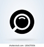 magnifying glass or Search icon or logo. Data Analysis concept. look at details vector illustration. 库存矢量图