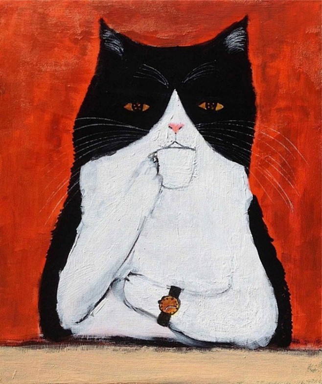 pepeshimada猫咪系列插画