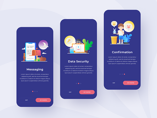 onboarding screen in...