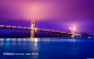 唯美旧金山金门大桥夜景高清背景桌面图片素材