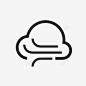 水平瓦风天气图标 风 icon 标识 标志 UI图标 设计图片 免费下载 页面网页 平面电商 创意素材
