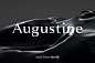 极简主义罗马经典衬线品牌设计海报排版粗体英文字体 Augustine Strong Serif Typeface