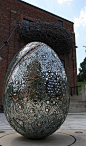 Giant egg sculpture at the American Visionary Art Museum