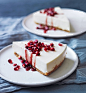Greek Yogurt Cheesecake with Pomegranate Syrup #赏味期限#