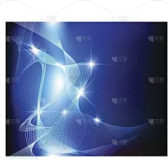 蓝色喷点组成