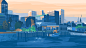 buildings Canada fish ILLUSTRATION  Landscape Nature Ocean sea Seaside water