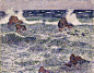 比利时点彩画派，后印象派画家 Theo van Rysselberghe 风光绘画。 ​​​​