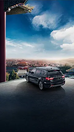 #红旗HS7# 匠心独运，锋芒尽现！
红旗HS7 X 故宫，高清壁纸，震撼来袭！ ​​​​