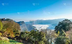 台湾阿里山的云海日出