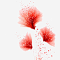 红色唯美花纹免抠素材_新图网 https://ixintu.com 移门图案 移门素材 移门花纹 红色花朵 花卉 花纹 花纹素材