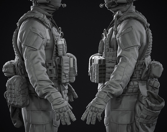 Soldier HighPoly [wi...