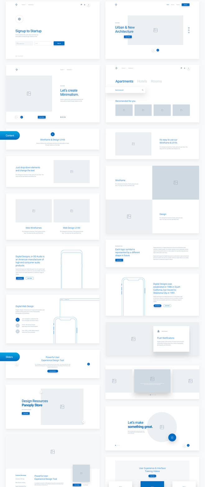 WeDot Wireframe UI K...