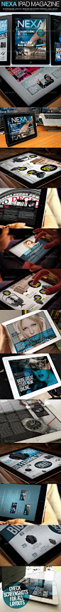 Nexa iPad Magazine - Magazines Print Templates