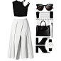 A fashion look from May 2015 featuring black top, TIBI and black sandals. Browse and shop related looks.