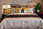 美式简约中式米色仿丝样板房间多十一件套四件套床上用品-淘宝网