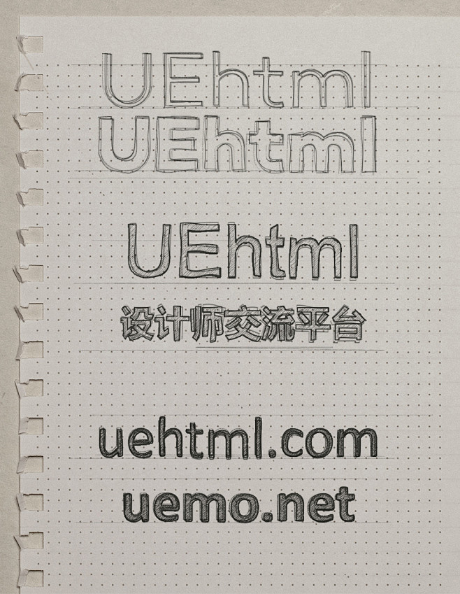 Sketch 特效字体PSD源文件下载