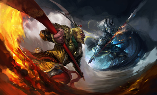 斗战神孙悟空二郎神