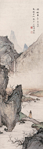 陈少梅古意山水