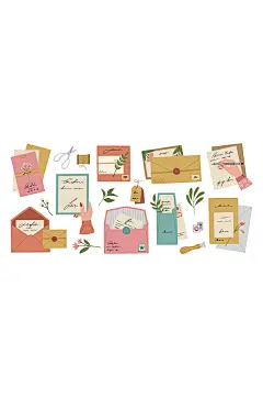 信封矢量免抠小元素-众图网