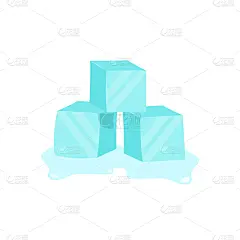 冻结的,块状,冰块,透明,冷,肉汁,明亮,形状,点状,立方体