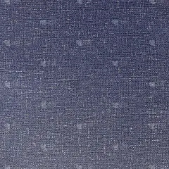 海军蓝麻纱织物纹理与闪闪发光的银色线