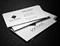 Black & white Business Card