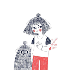猫粒2010采集到插画师Mona K
