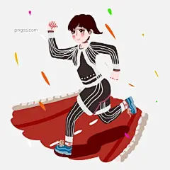 健身运动跑步的女孩插画图片大小3583x3583px 图片尺寸1.37 MB 来自PNG搜索网 pngss.com 免费免扣png素材下载！奔跑的女孩#健康#健身#健身插画#卡通插画#卡通手绘#跑步的女孩#强体#体魄#运动#运动插画#