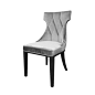 Gretta office- Regis Grey Velvet Chairs (Set of 2) | Overstock.com Shopping - Great Deals on Dining Chairs