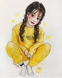 樱花落尽♡采集到手绘插画系列