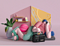 Stay at Home : Stay At Home 3D Illustration project